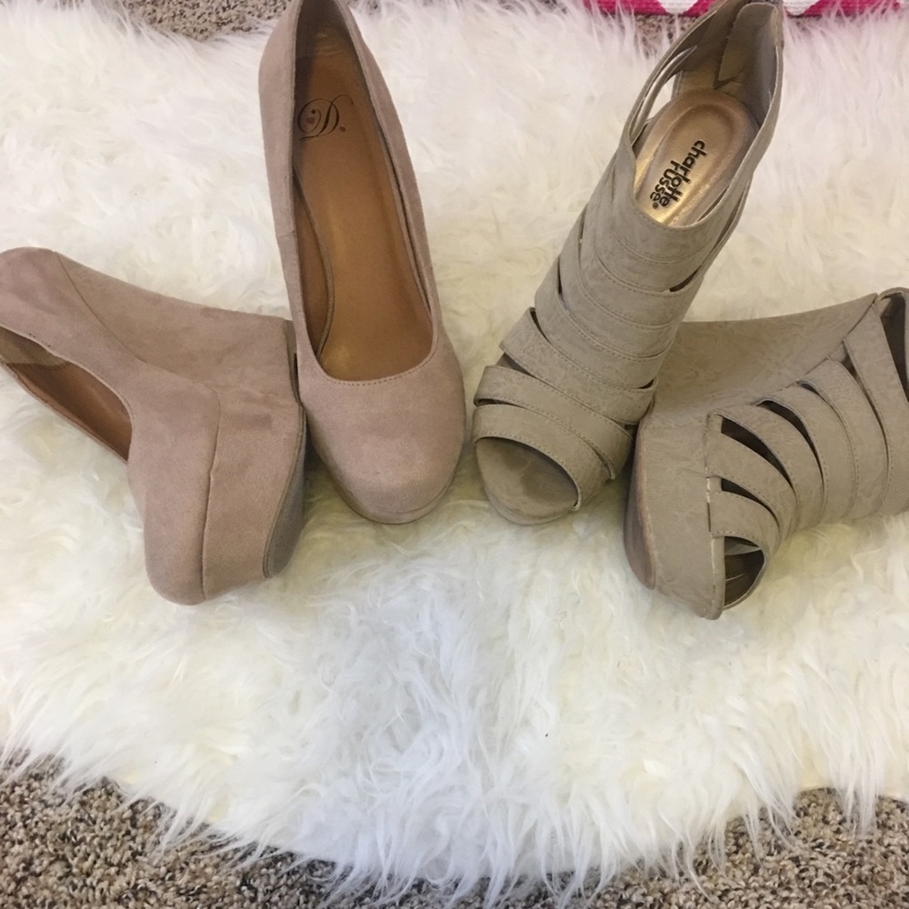 Nude Wedges Bundle☀️